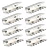 8Pcs Square Glass Clamp Frameless Glass Shelf Bracket Holder Easy To Use X3UC
