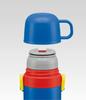 Skater Children's 2-Way Stainless Steel Water Bottle with Cup, Plarail 20, 430ml (SKDC4)