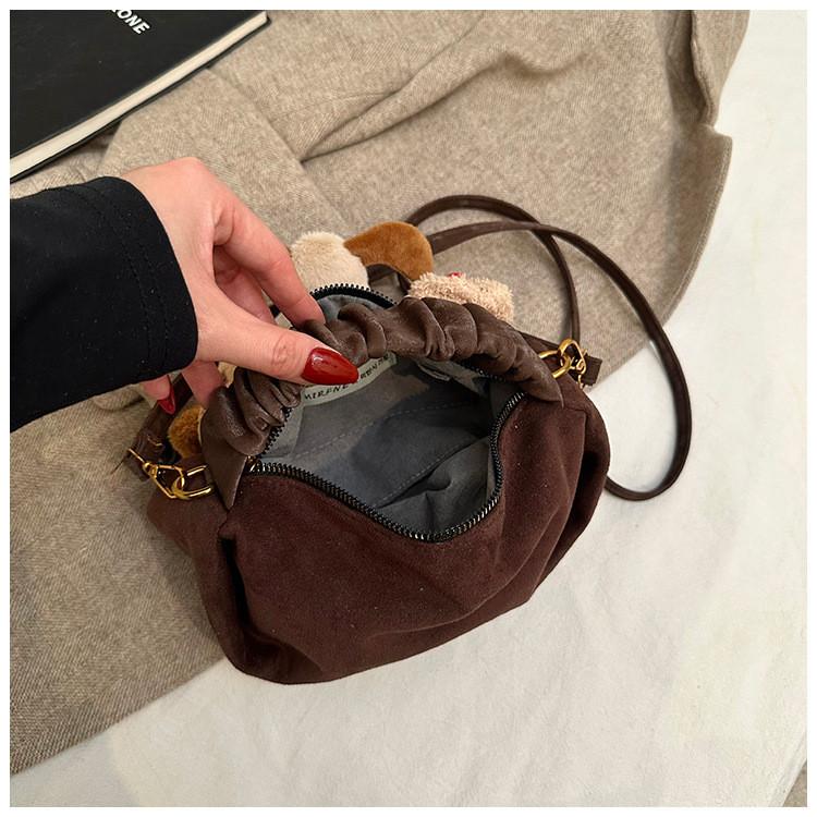 IELGY Cartoon Bag Autumn Winter Popular All-Match Cross-Body Casual Portable Pillow Bag