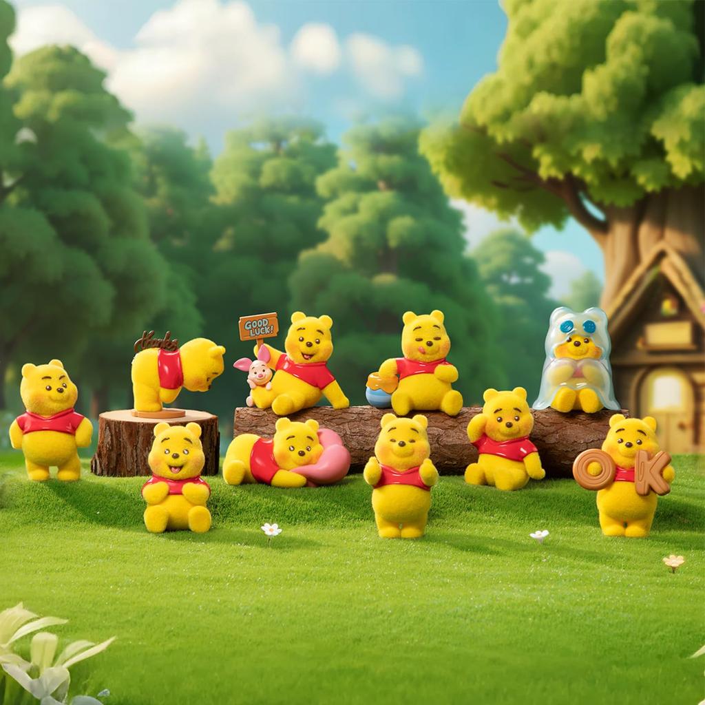 TOP TOY Disney Winnie the Pooh Emotion Series [1 Piece] Gachapon Blind Box Figure Soft Vinyl PVC Premium Toy Birthday Gift Winnie the Pooh Character