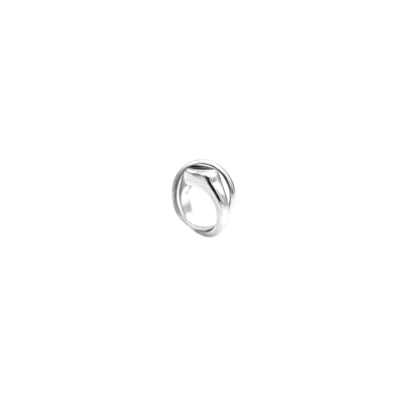SENSE OPTIC Signet Double Ring
