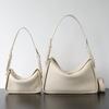 Genuine Leather Pillow Shape Tote Bag Women Soft Full-Grain Cowhide Large Capacity Crossbody Shoulder With Magnet