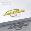 HGWE4 Car Decor Metal Laurin & Klement L&K Letter Emblem 3D Sticker Accessories For Skoda Superb Octavia Rapid Tail Rear Trunk Decals