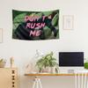 Don't Urge Me Retro Tapestry, Pink Graffiti Wall Hanging, Trendy Quotations Room Decoration