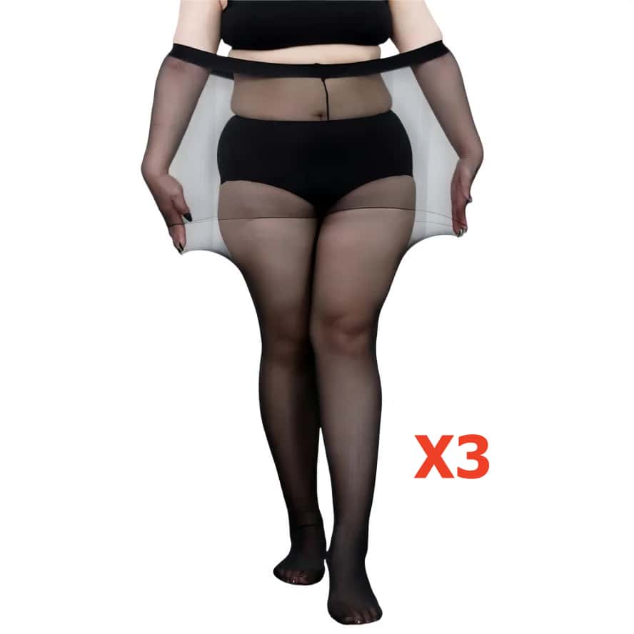 Plus Size Sheer Pantyhose Women Glossy 120Kg Xxl Tights Slimming Thin Summer Panty-Hose Stockings Leg Wear S