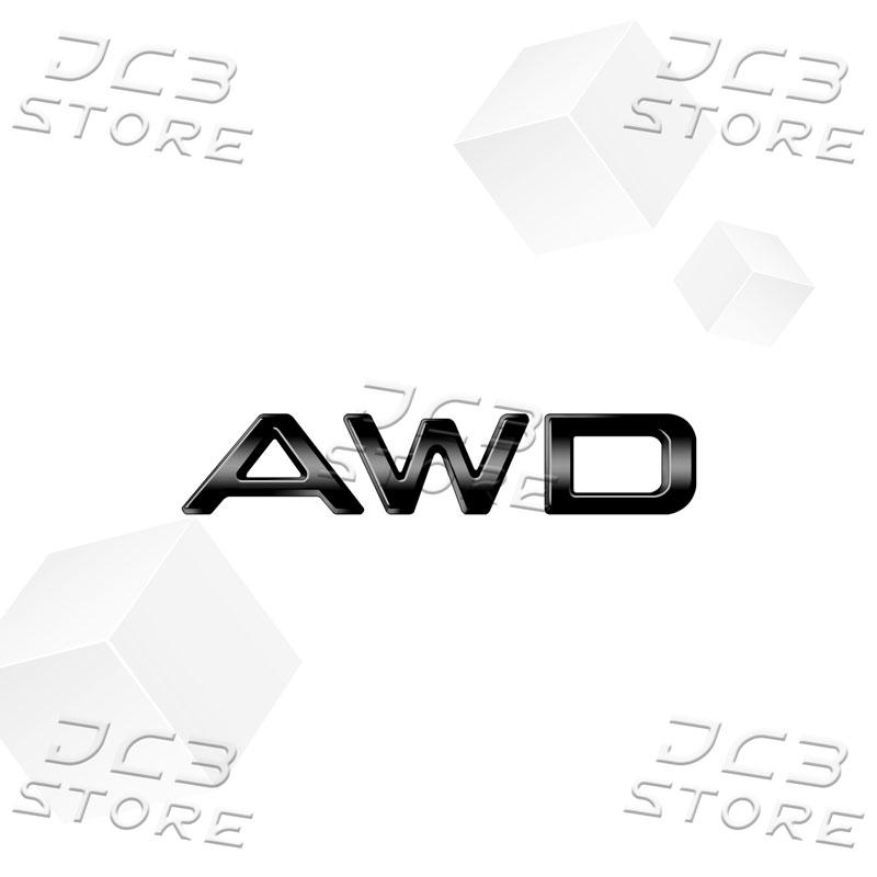 1Pcs 3D Chrome Metal Car AWD Letter Logo Fender side Rear Bumper Trunk Emblem Sticker For Lexus IS200 IS250 IS300 IS350 Decor