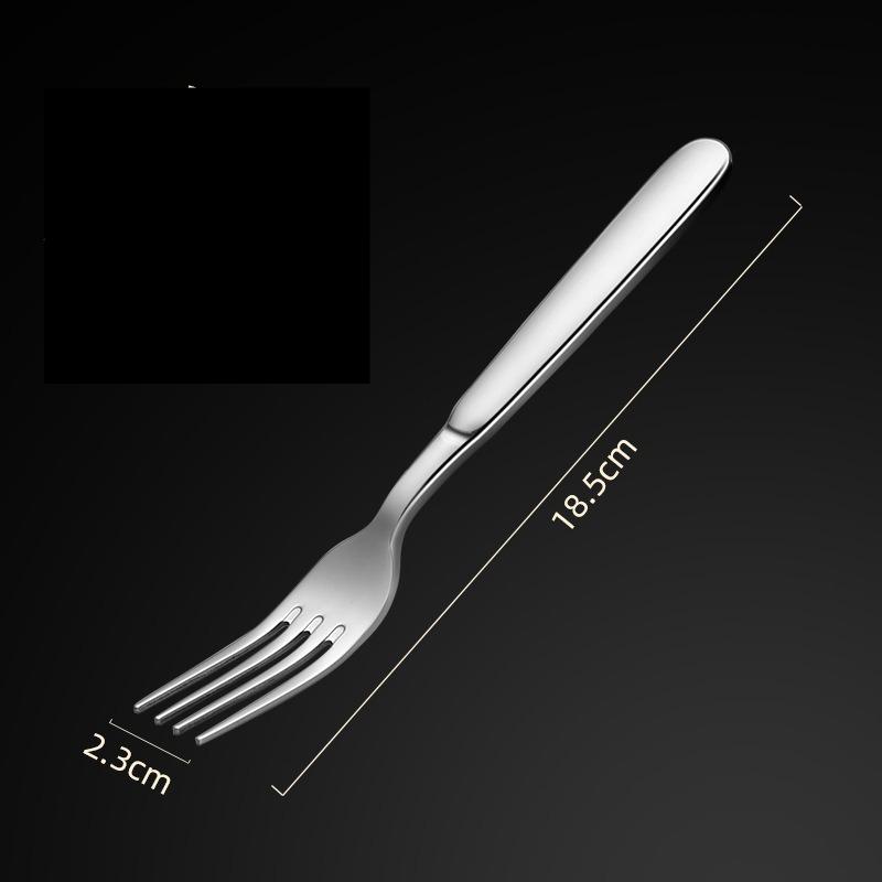 1PC Stainless Steel Fork Western Food Adult Household Fruit Salad Dessert Tableware Household Products Afternoon Tea