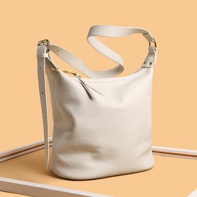 Genuine Cowhide Leather Bag for Women Casual Messenger Bag Feminine Shoulder Bag