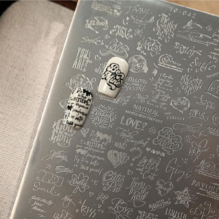 Multifunctional Stainless Steel Nails Plate Heart Themed Manicure Stamping Plate Perfect for Home and Salon Manicure Use