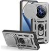 Armored Case for Realme 12 Pro 5G / 12 Pro+ 5G, CamShield Slide, Silver