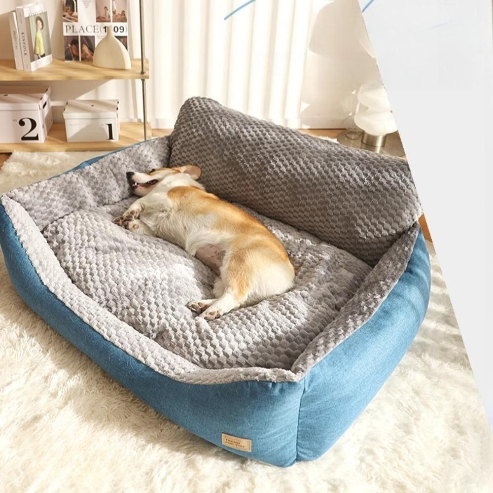 Large Dog Bed Sofa Thickened Extra Large Pet Mat Warm and Moisture-proof Puppy Cushion Plush Soft Comfortable Cat Supplies