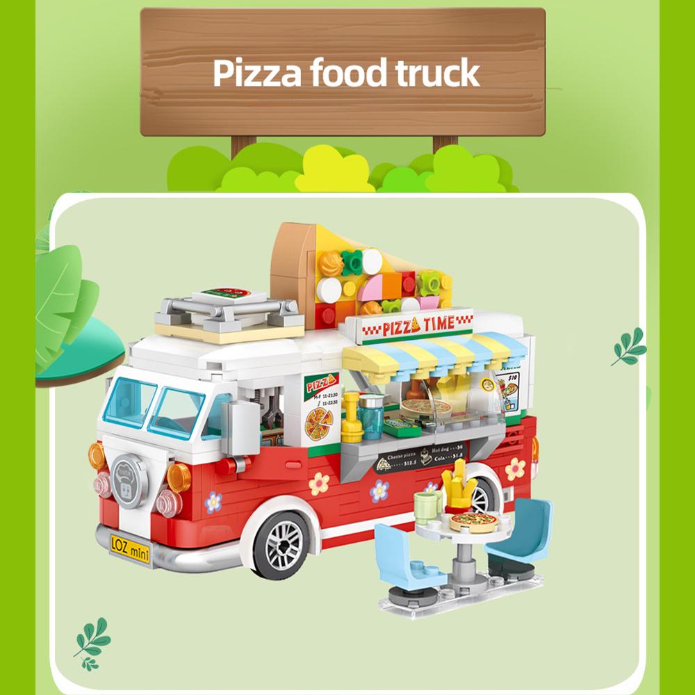 Creative Street View City View Model Building Blocks Build Toys Mini Home Decor Ornaments Children's Holiday Christmas Gifts