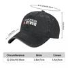 Diving Master Diver We Play In Deep End Adult Retro Denim Washed Baseball Caps Male Cowboy Street Tide Hat Hiking Peaked Cap