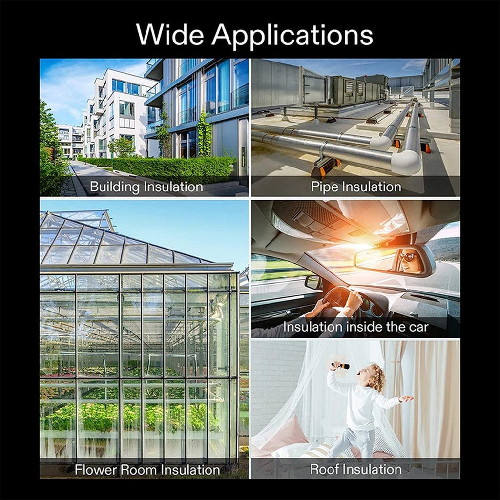 Spiral Insulation Bubble Film , Reflective Foam Roll for & Ducts