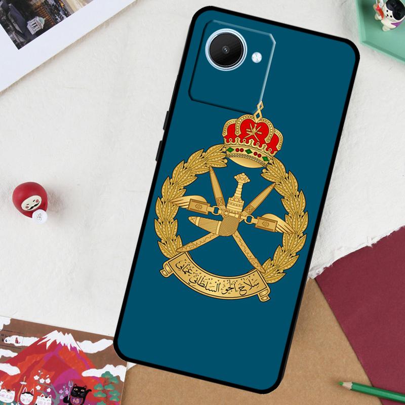 Omanisches Wappen Oman Flagge Reisepass Für Realme GT7 Pro GT 6T 5 6 C67 C75 C61 C55 C53 C51 C21Y C25S 10 11 12 13 14 Pro Plus Hülle