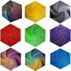 Lustiges Anti-Stress Fraktal Fidget Sechseck Tragbarer Spiel-Sensorik-Spielzeugwürfel Fidget-Spielzeug Sechseck Pla 3D-Druck Sechseck Fidget-Spielzeug