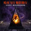 Halloween Decoration Triangular Square Base Lantern LED Candle Light 2026 New Creative Prop Decorative Small Portable Lamp 