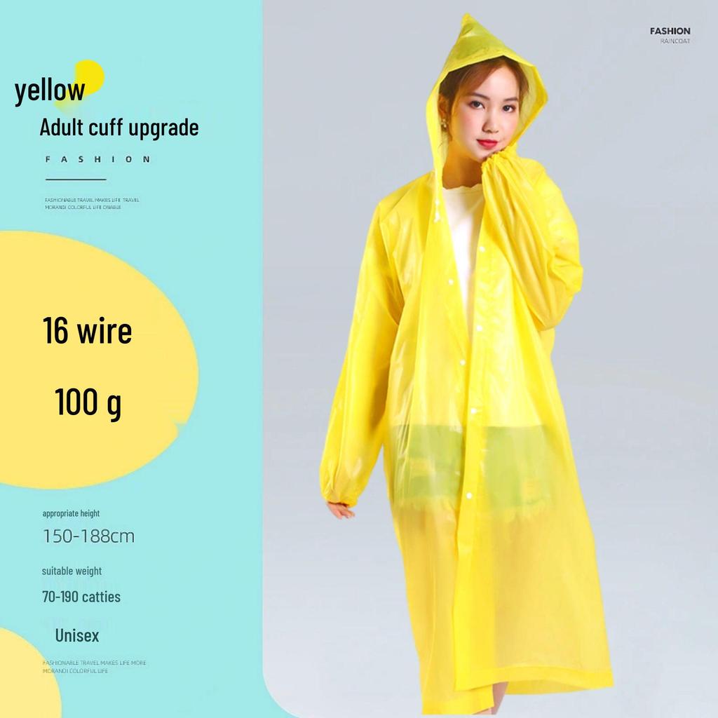Reusable Full-Length Women's Raincoat for Outdoor Use
