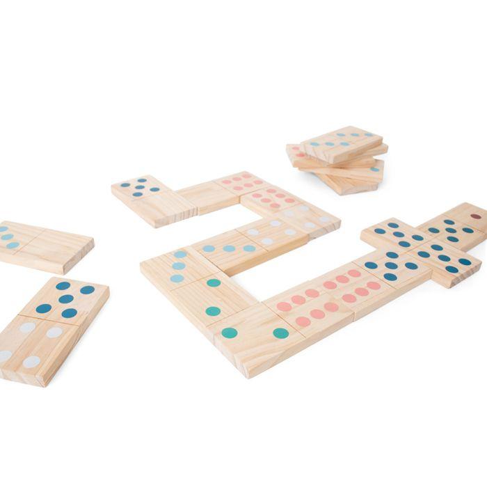 Jeu de dominos géant - 28 pièces - bois fsc - enfant dès 5 ans