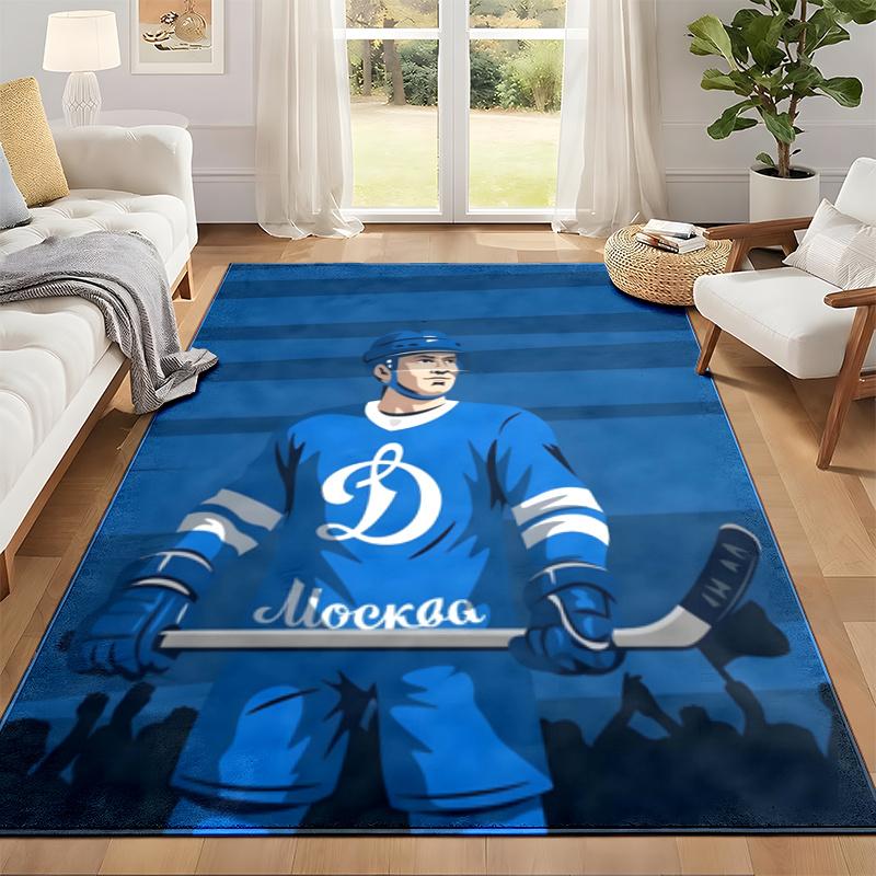 FC Dinamo Minsk Carpet Door Mat for Living Room or Bedroom Protective Mat Under Chair Office Decoration Christmas Gift Birthday Present
