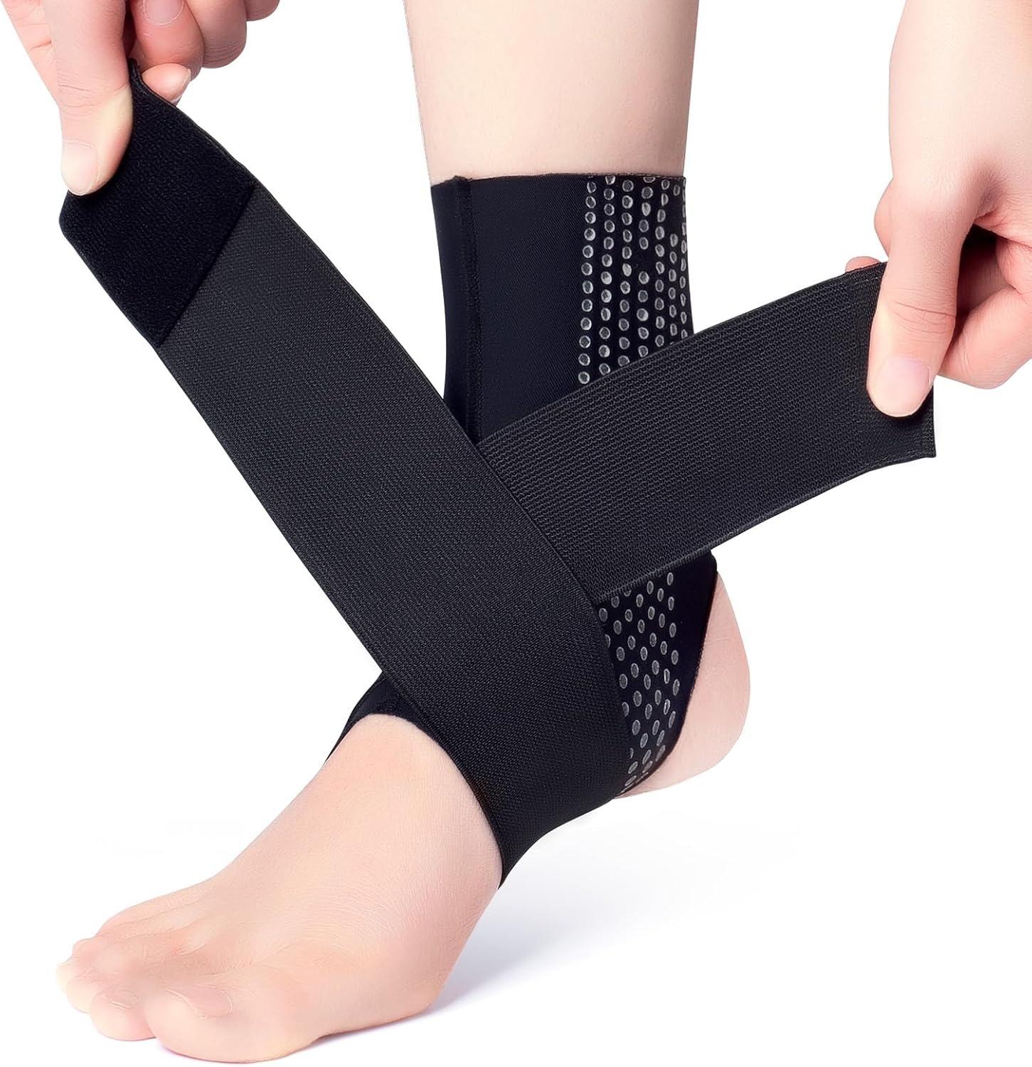 

1Pcs Ankle Braces for Women Men,Ankle Compression Sleeve Plantar Fasciitis Brace Plantar Fasciitis Relief, Arch Support Socks M чорний