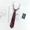 Unisex Preppy Karomuster Japanische Schuluniform Fliege