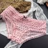 Ladies Spring and Summer Lovely Floral Leopard Print Cake Layer Wrapped Hip Briefs