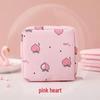 Cartoon Menstrual Pad Storage Bag - Portable and Compact for Students