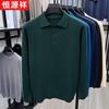 Hengyuanxiang Men's Knitted Polo Sweater