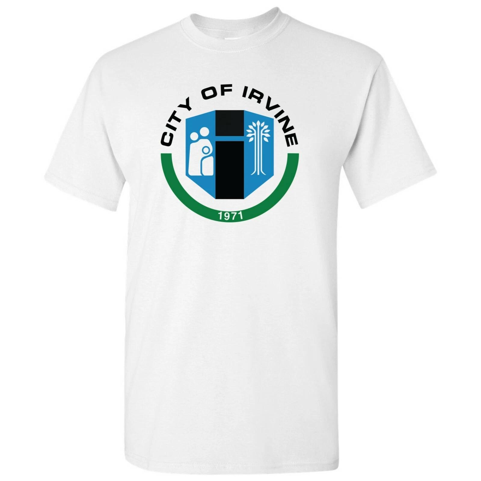 

Irvine US City Flag - Hometown Sports Team T-Shirt - White 2XL