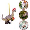 Christmas Dinosaur Car Decoration Pendant Tyrannosaurus Rex Christmas Tree Decoration Pendant Cartoon Animal Home Decoration