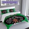 3pcs Custom Name Alpha Kappa Alpha logo Set,Includes 1 Duvet Cover and 2 Pillowcases,All-season Bedroom Decor