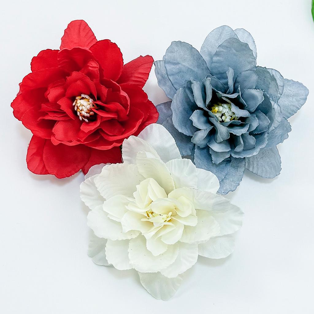 3/12pcs Women Girls Hair Clips Flower Hairpin Wedding Headdress Hair Accessories For Bridal Bridesmaid Party Floral Hairclip