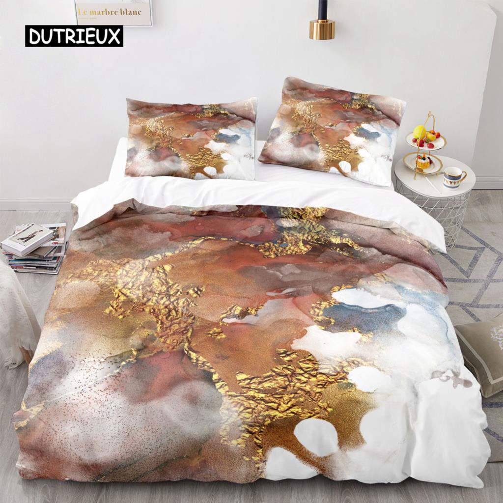 

Мраморный пододеяльник, комплект из микрофибры, зеленый, черный, золотой, абстрактный узор, пододеяльник для девочки, женщины, двуспальный, размер Queen, размер King, покрывало US Queen(228x228cm)