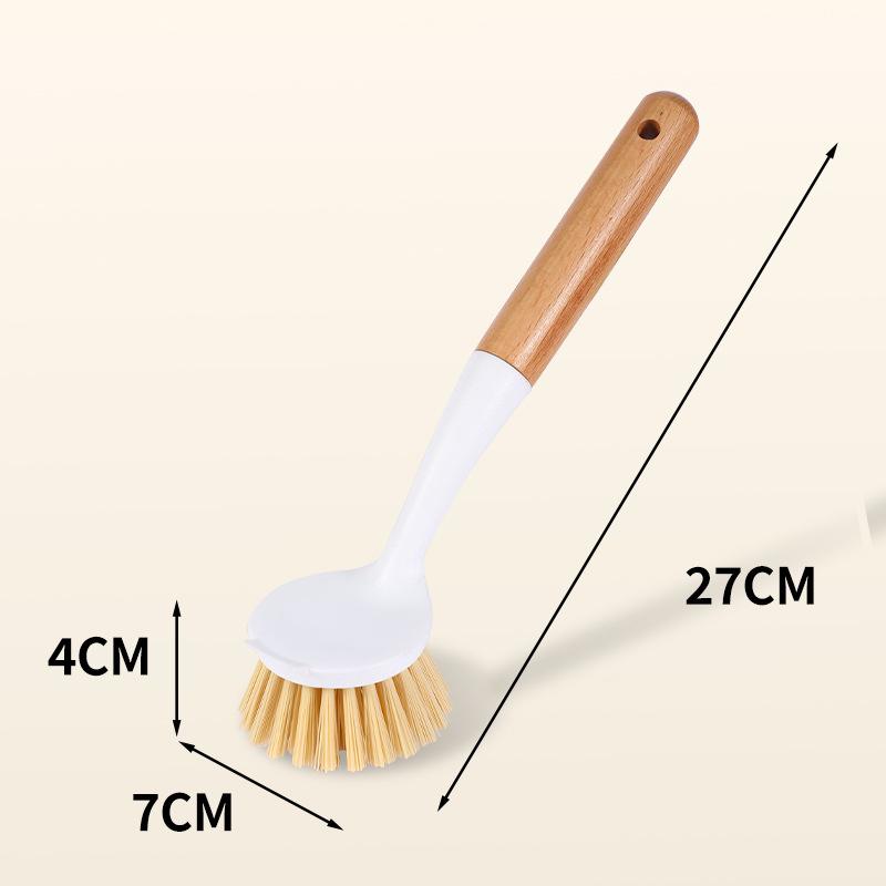 Light Luxury Long-handled Pot Brusha Household Kitchen Pot Brush Stove and Dishwashing Brush