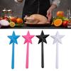 Stick de sare drăguț în formă de stea Multifuncțional reîncărcabil portabil cu 3 găuri mici Baghetă de sare pentru piper negru
