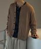 Bymono [Plus Sizes M-8Xl] Mono Wrinkle-Free Ribbed Round Cardigan