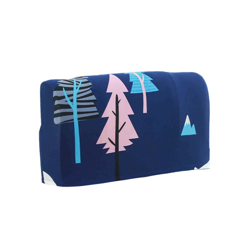 Cartoon Panda Penguin Rose Pattern Elastic Office Chair Backrest Cover Comfortable High Elasticity Backrest Slipcover Household