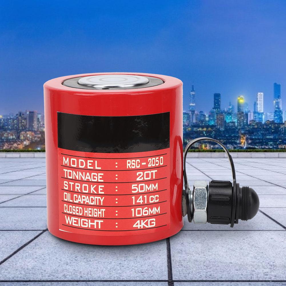 Cilindru Hidraulic 20T Rezistent la Rugină Cromat Cursă 2" cu Interfață ZG38in