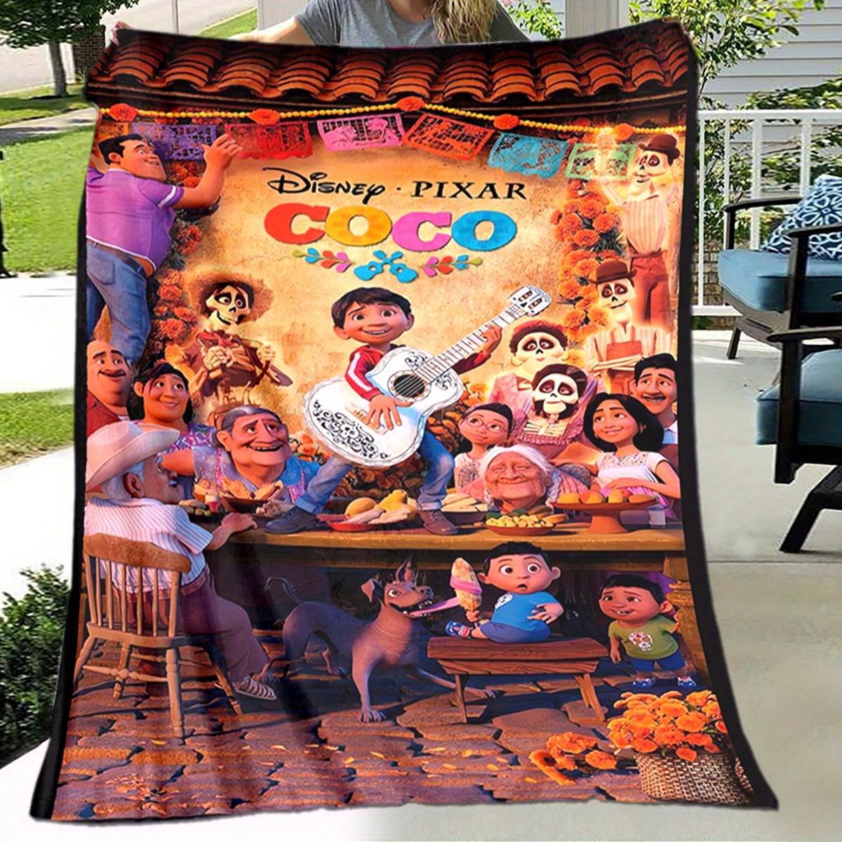 

1pc COCO Printing for All Season, Cartoon, Office, Lunch Rest, Camping Talk, Car, Multifunctional Gift 130cmx150cm