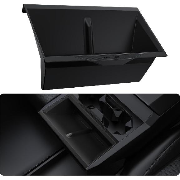 BASENOR 2026 Upgrade Center Console Wireless Charger Mat for 2024 2025 2026 Model 3 Highland Silicone Cover Wireless Charging Phone Pad [Proprietary