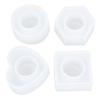 Crystal Epoxy Storage Box Mold DIY Hexagonal Round Square Dining Towel Buckle Silicone Die