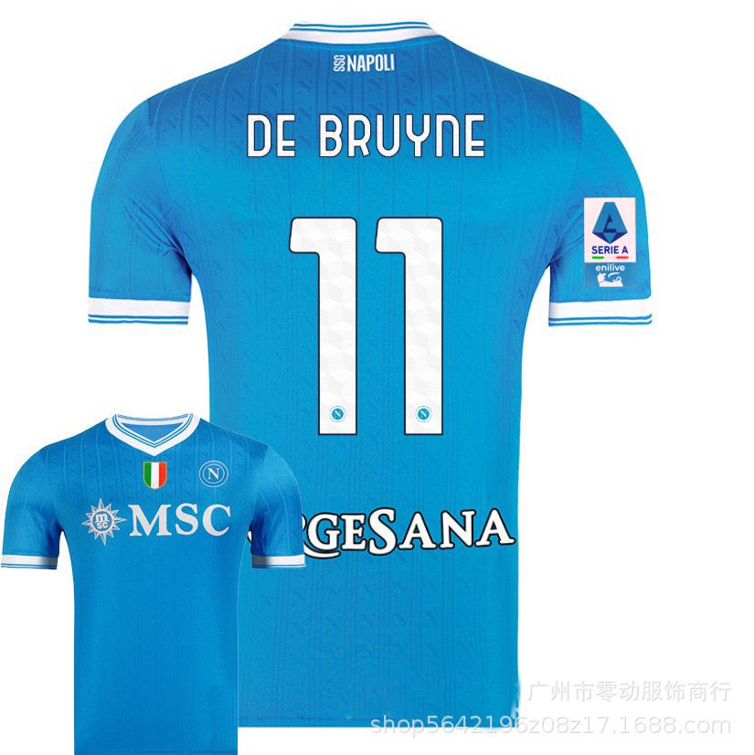 24-27 Serie A Maglia Napoli N.. 11 De Bruyne, Luca AC5 Kudwinter maglia da calcio