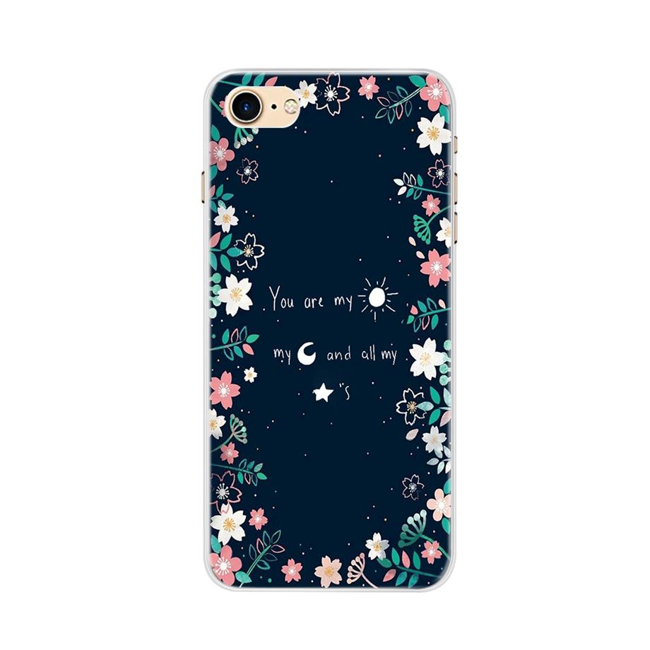 For Apple iPhone 7 8 SE 2020 Case Soft Tpu Anti-knock Bumper For Fundas Apple iPhone 8 Cases Apple SE 2020 A2296 Cover iPhone7 8