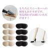 HappyHome Heel Pads, 4 Pads (2 Pairs), Prevents Shoes from Slipping Off, Adjustable Size, Half-Cord, Unisex (Black)