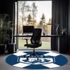 Scotland Rugby Printed Round Rug Carpet Chair Rug Area Rug Entryway Doormats,for Office Chair Living Room Bedroom Kitchen Room.