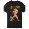 T-Shirt da Uomo Bob Marley Legend - Iconica One Love Colori Rasta (,,, Sion) con Ritratto di Bob Marley - Tessuto Morbido e Traspirante per Concerti, Abbigliamento Casual