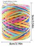 Vibrant Multi-Color Raffia Gift Wrapping Twine, Decorative Ribbon for Festival Gift Tying & DIY Crafts