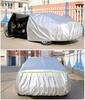 Silver Sunshade Car Cover: Full Protection Against Sun, Rain, and Dust for Sedans and SUVs