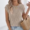 Women's Fashion -Color Twisted Batwinged Sleeve Casual Loose Knitted Top